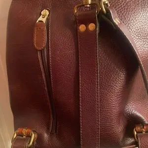 M. London New York
Leathercraft Leather Backpack Purse Vintage M. London New York LeatherCraft Pebbled Leather  main image 4